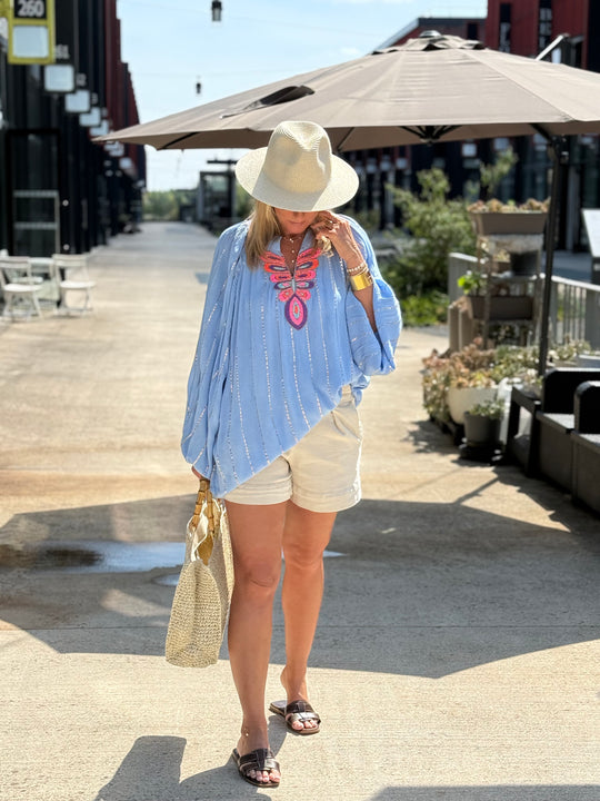 Chemise MIRNA bleu