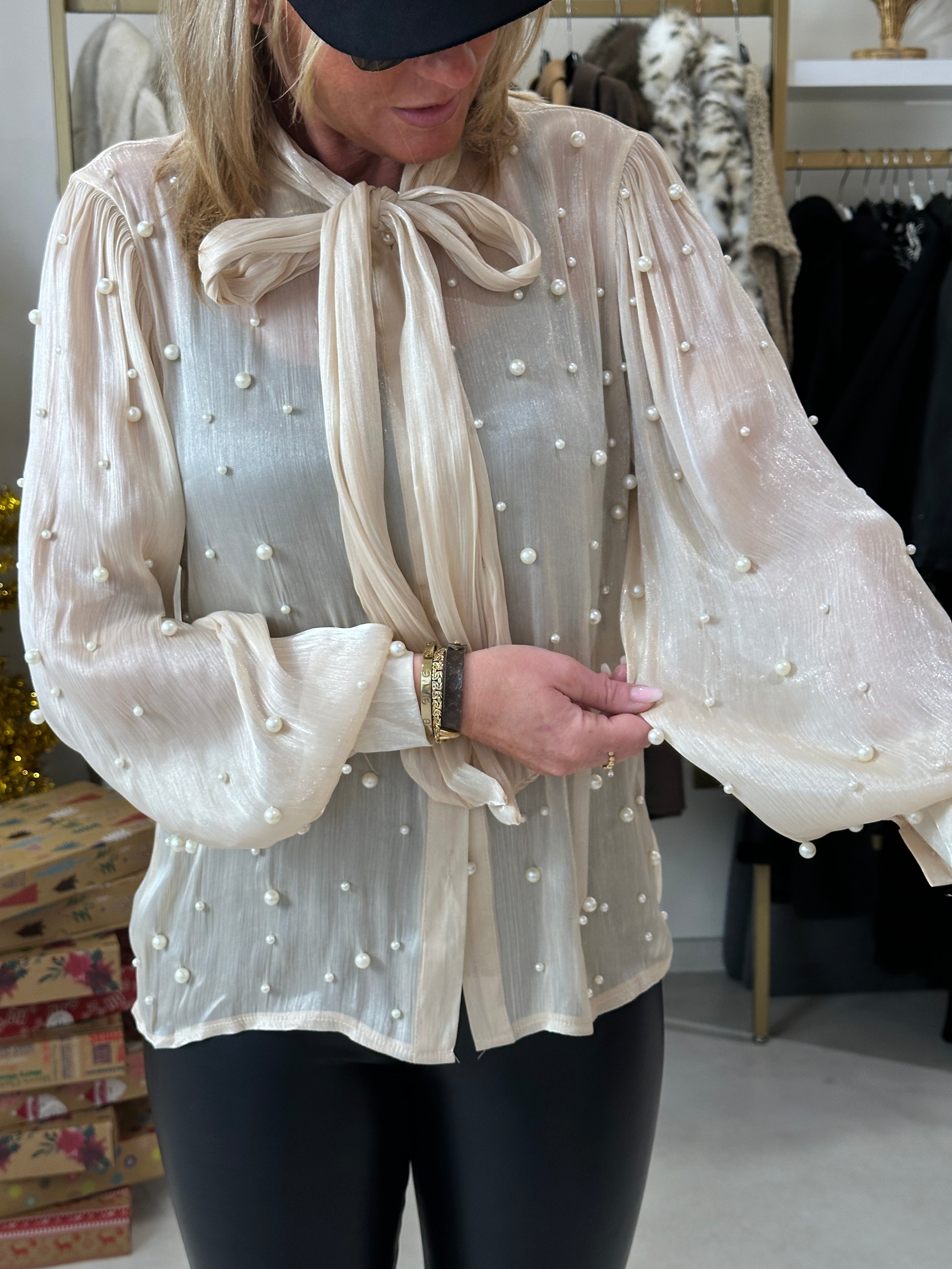 Chemisier Save The Queen Rouge Rayé Taille L (38/40) - Manches Longues, Matières élastique Et Toile, Occasion Bon état