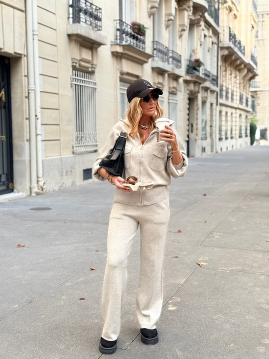 Ensemble maille zip 8930