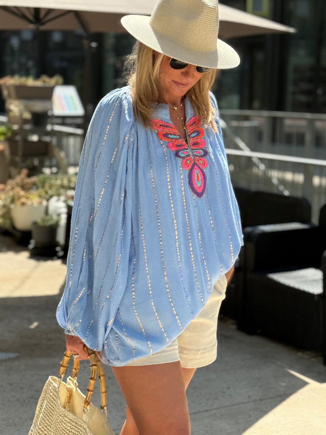 Chemise MIRNA bleu