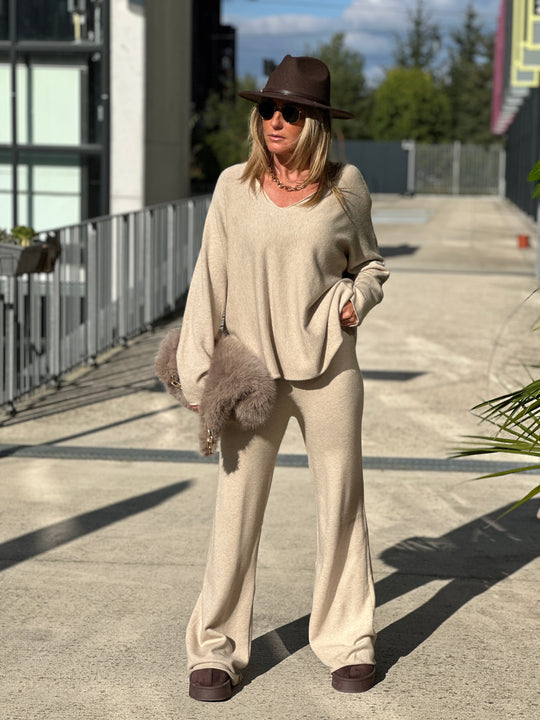 Ensemble maille Molly beige 3966