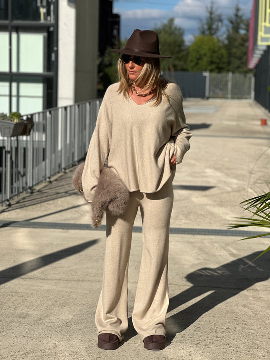 Ensemble maille Molly beige 3966