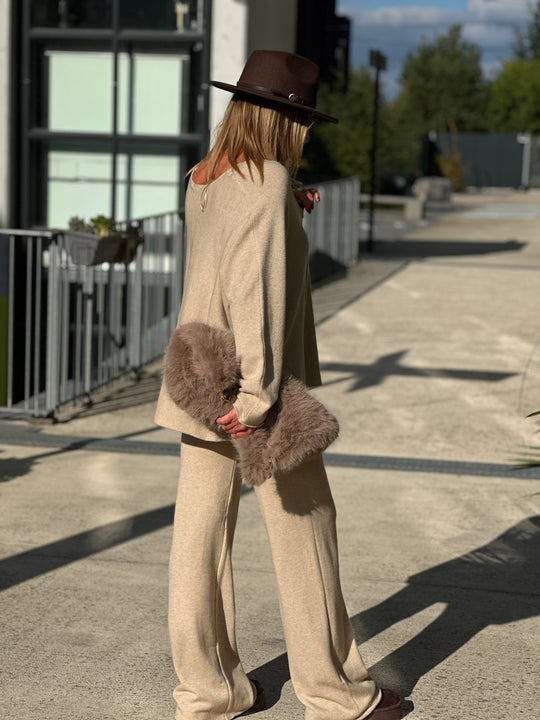 Ensemble maille Molly beige 3966