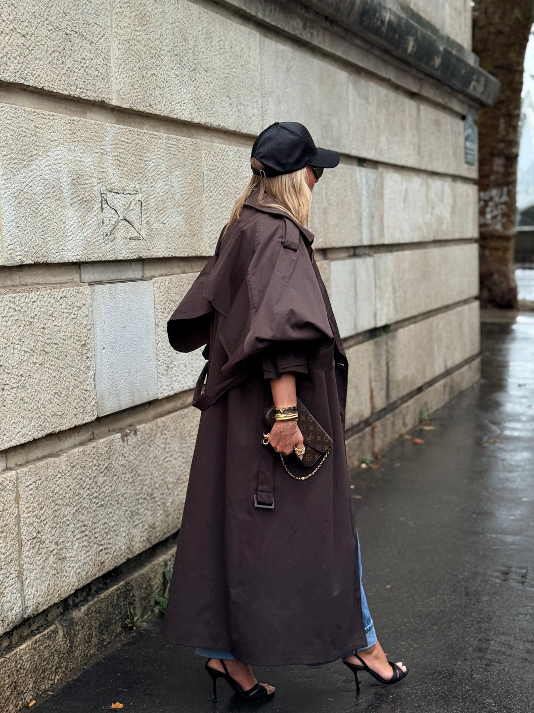 Trench maxi oversize 7046 Choco