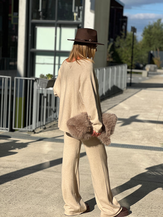 Ensemble maille Molly beige 3966