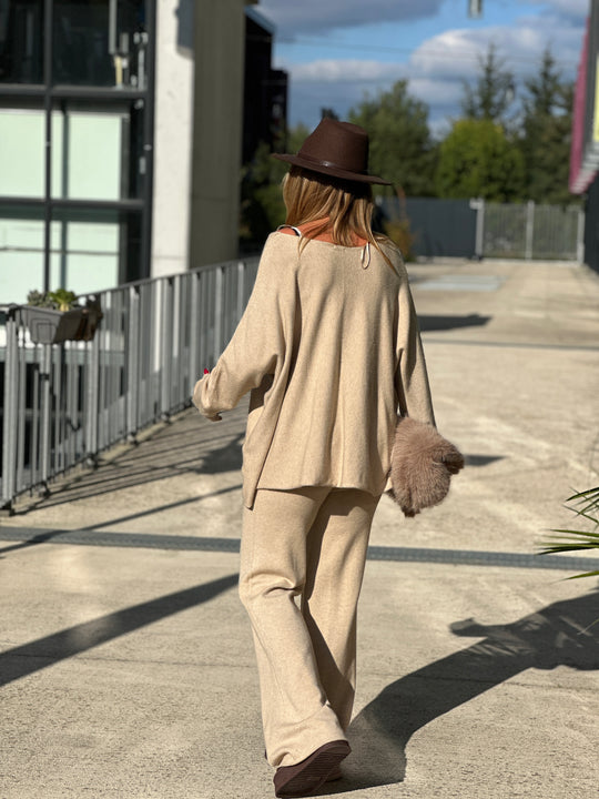 Ensemble maille Molly beige 3966