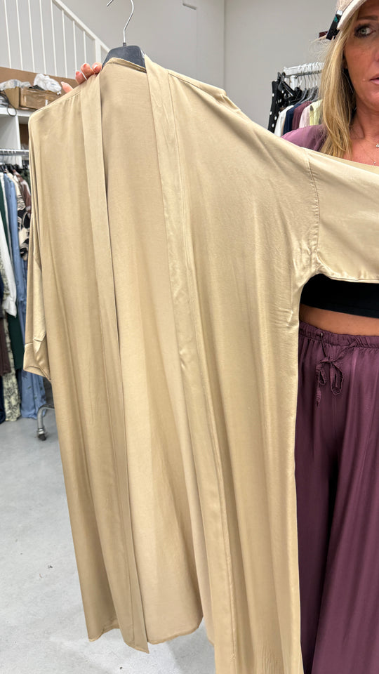 Kimono satin fluide
