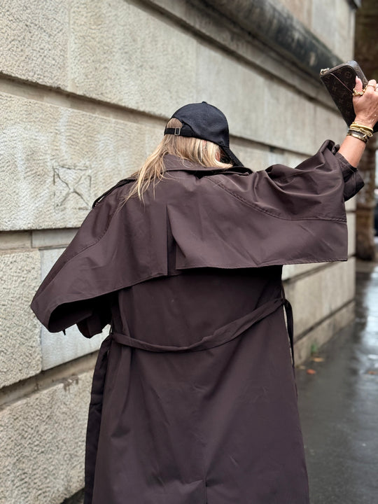 Trench maxi oversize 7046 Choco
