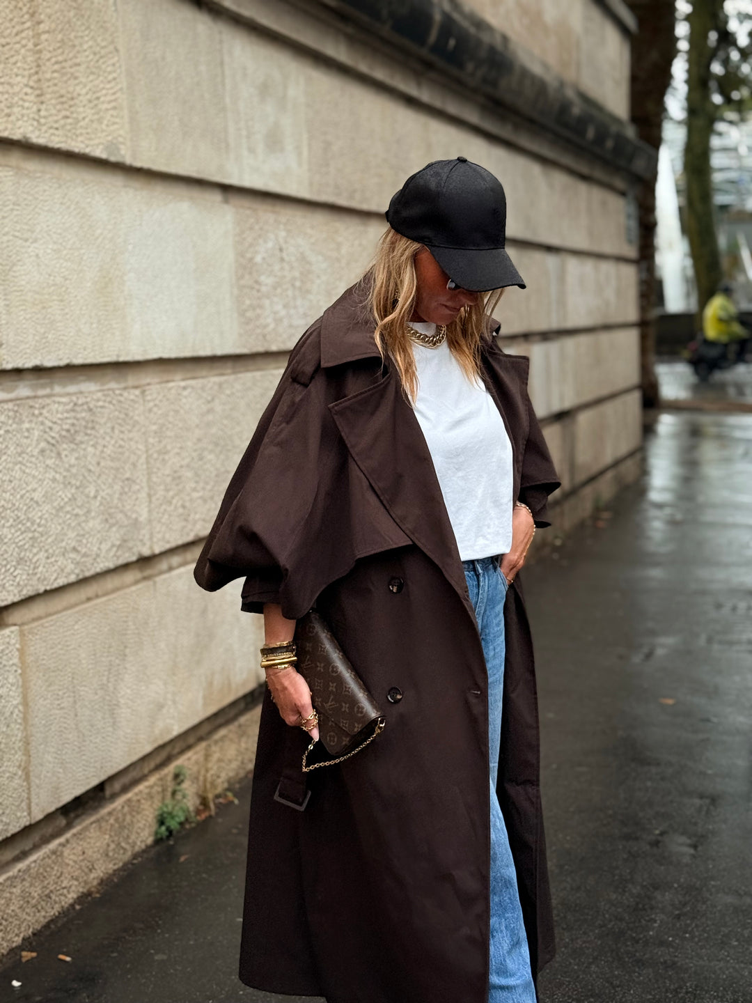 Trench maxi oversize 7046 Choco