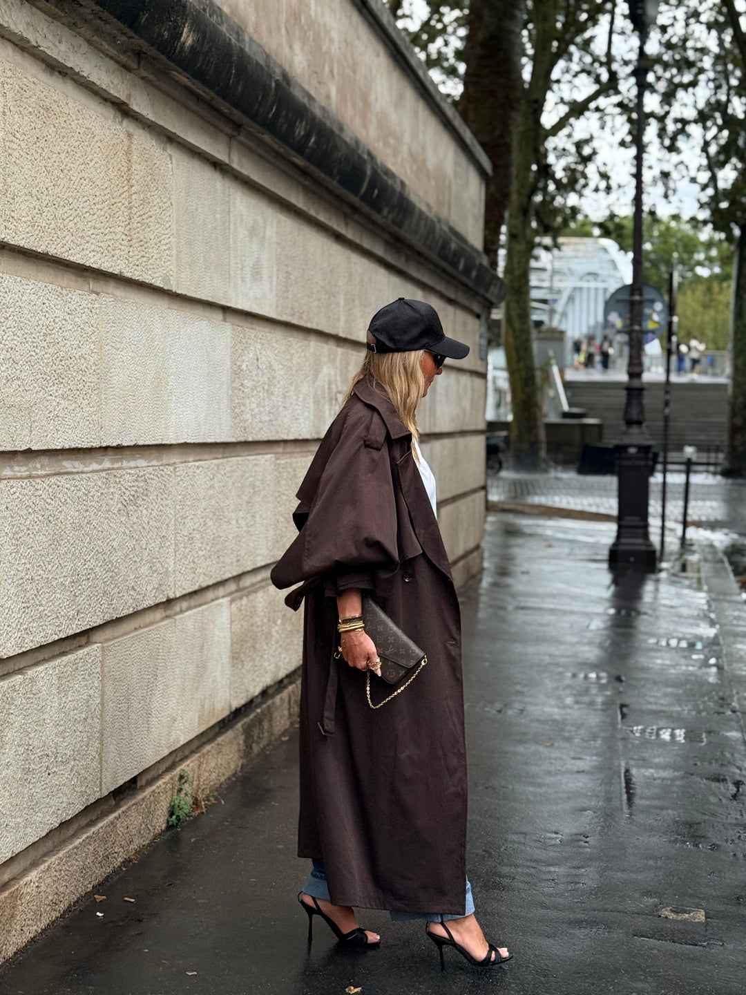 Trench maxi oversize 7046 Choco