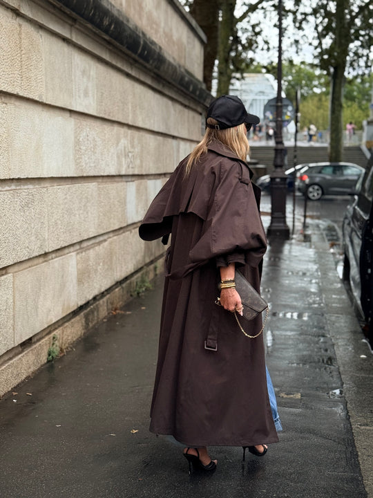 Trench maxi oversize 7046 Choco