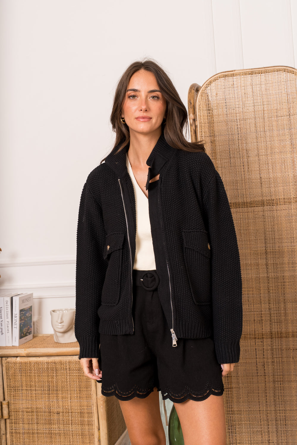 Gilet maille poches 1767