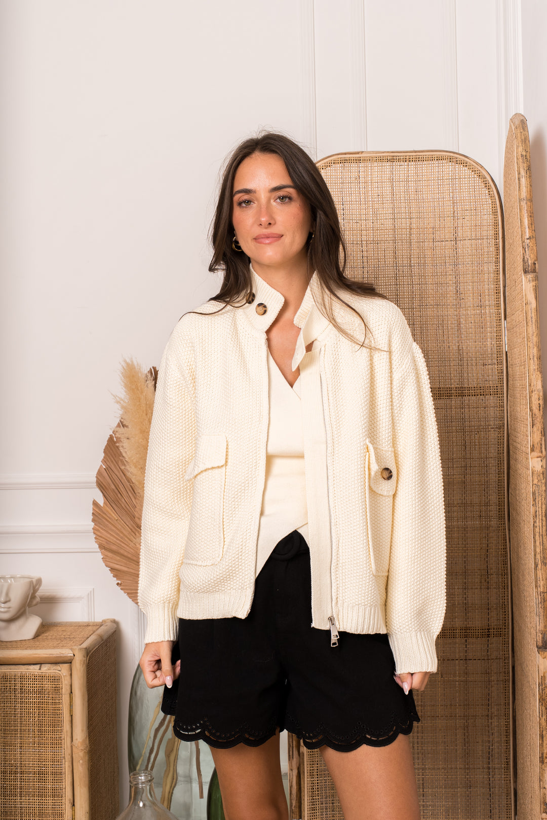 Gilet maille poches 1767