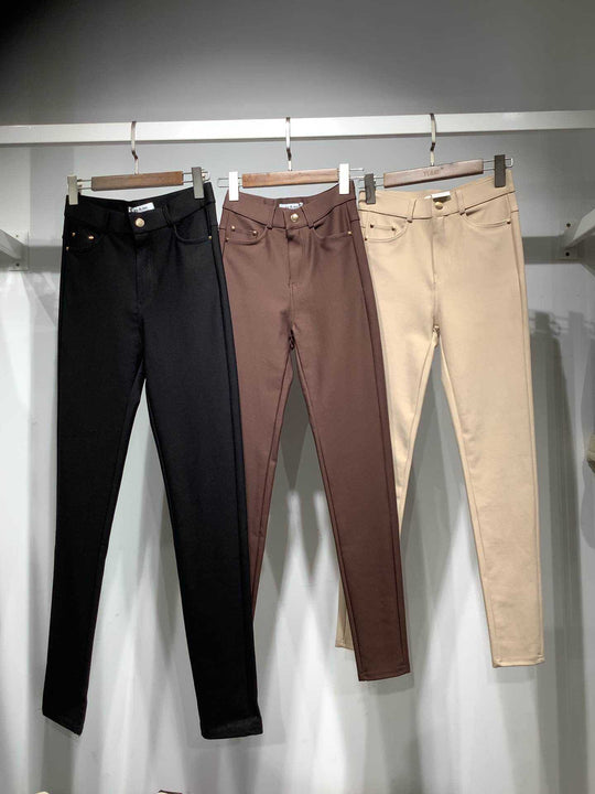 Leggings boutonné 1268-1 Choco