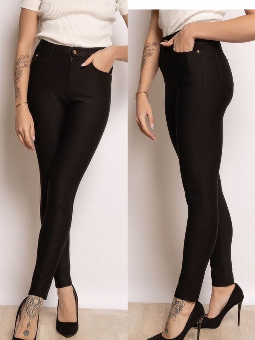 Leggings boutonné 1268-1 Choco