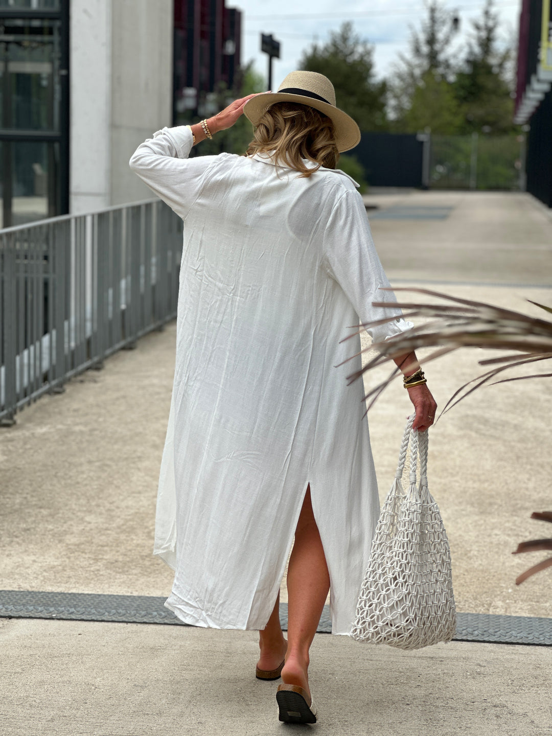 Robe longue lin Ch1850