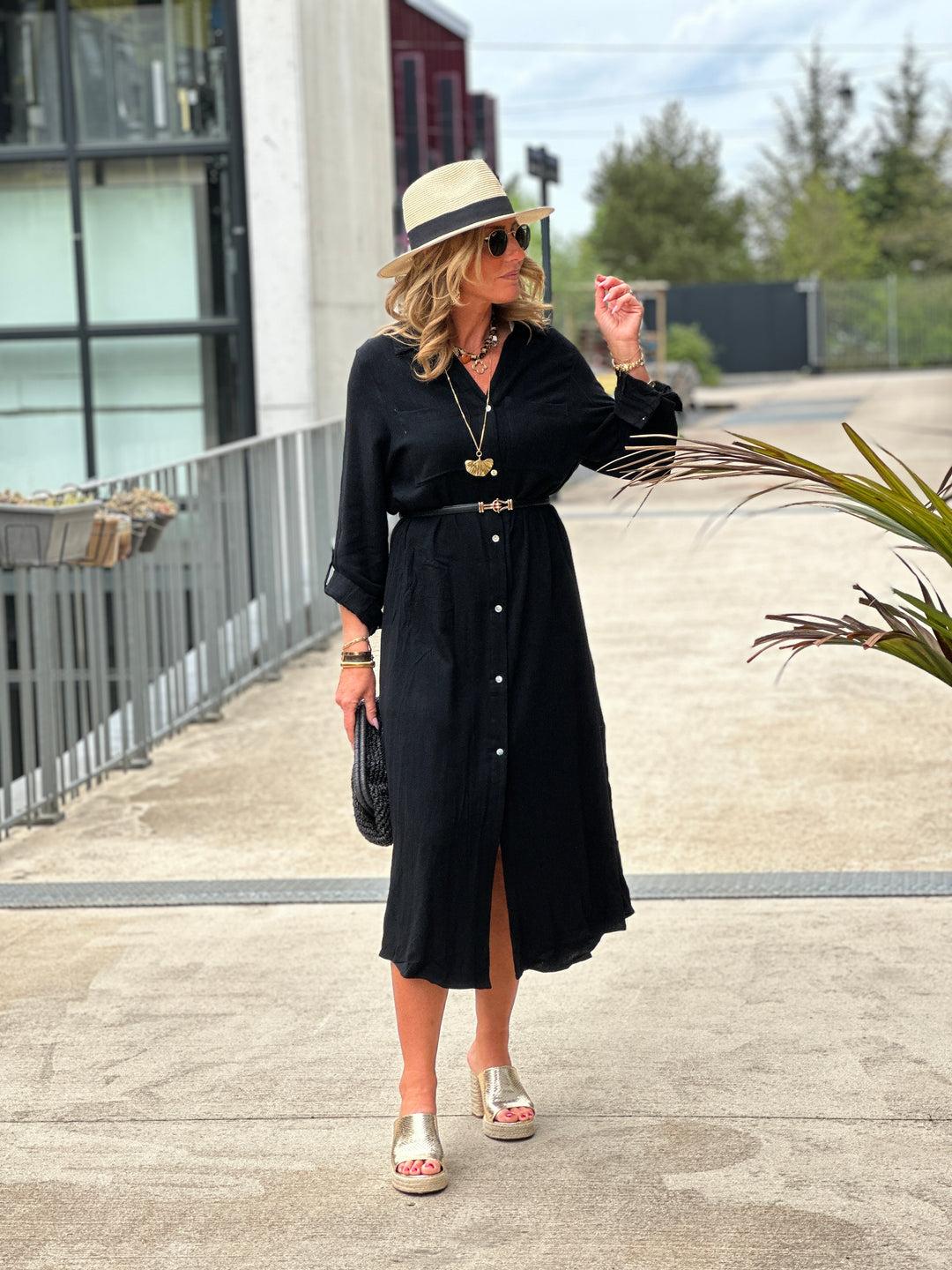 Robe longue lin Ch1850
