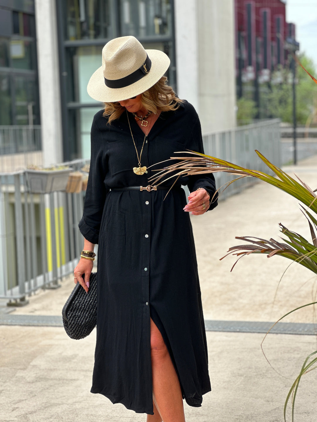 Robe longue lin Ch1850