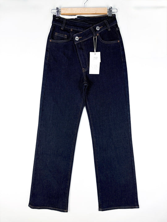 Jean asymétrique brute 8792