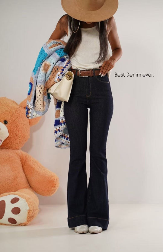 Jean flare brute K715 (taille peu petit)