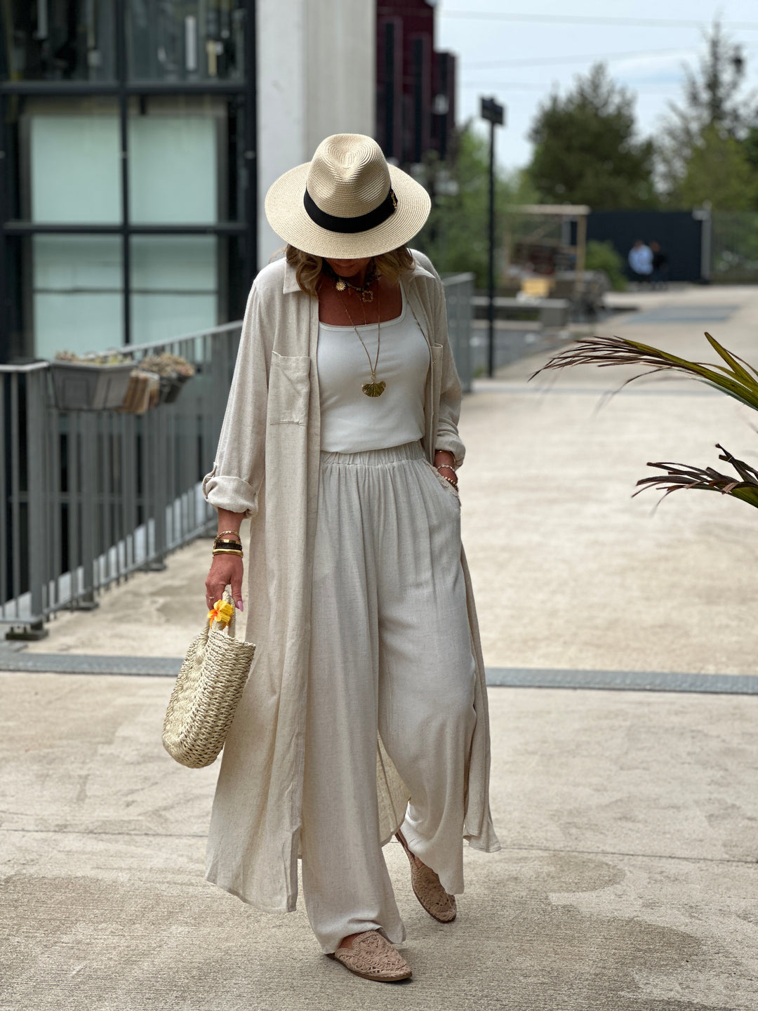 Robe longue lin Ch1850