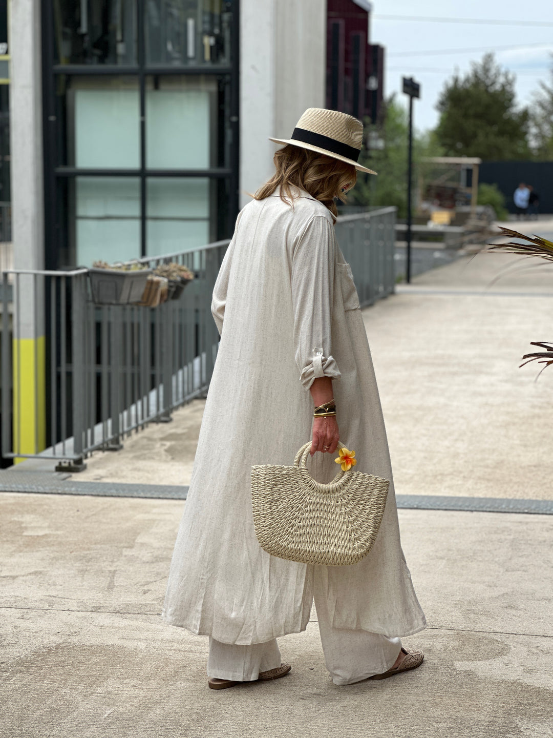 Robe longue lin Ch1850