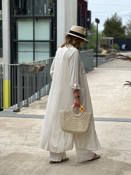 Robe longue lin Ch1850