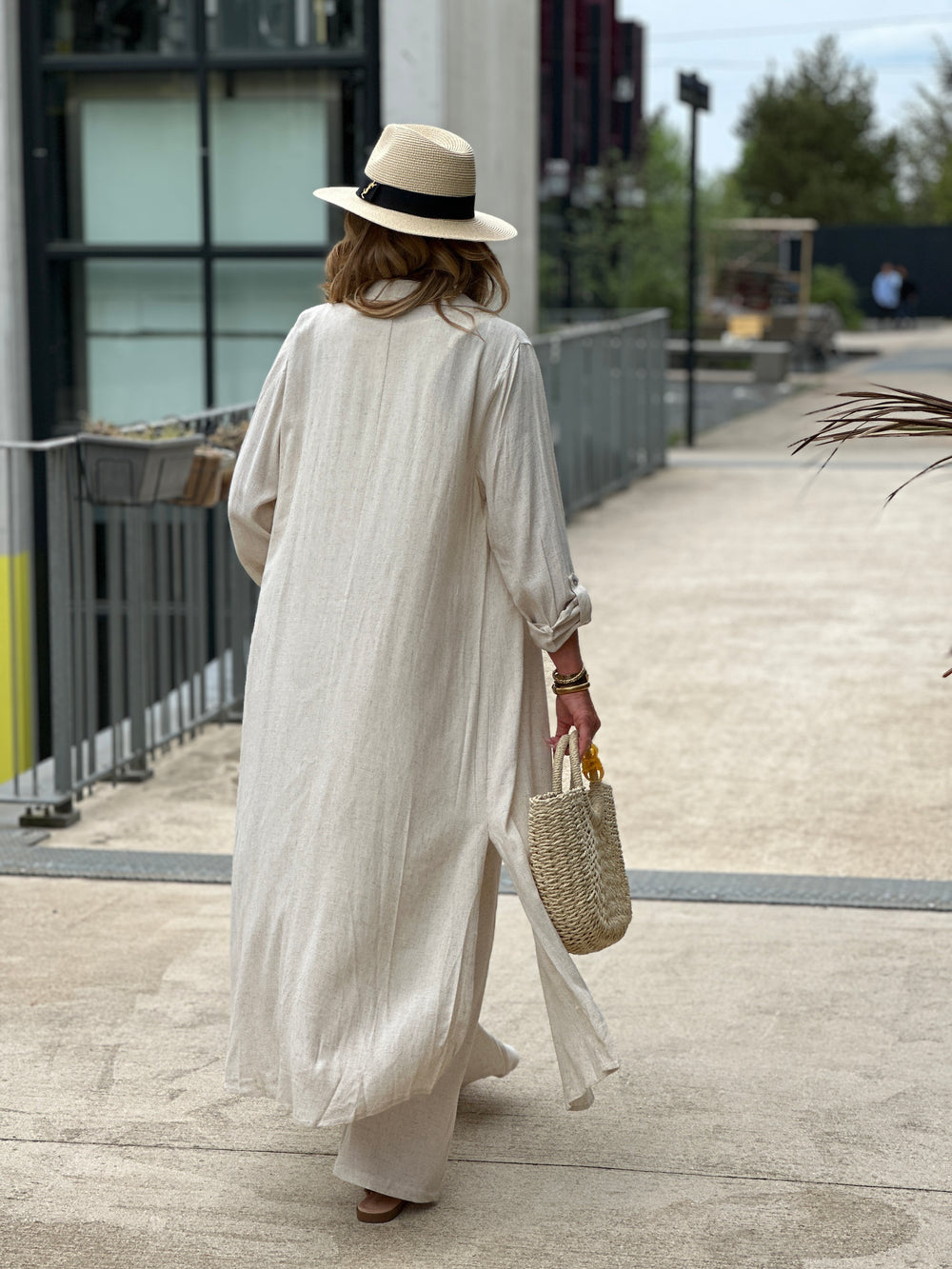 Robe longue lin Ch1850