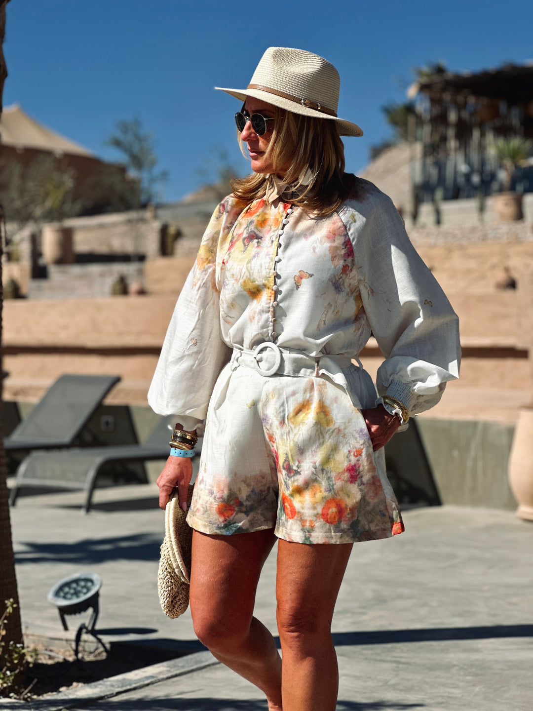 Ensemble short imprimée / Ec6281