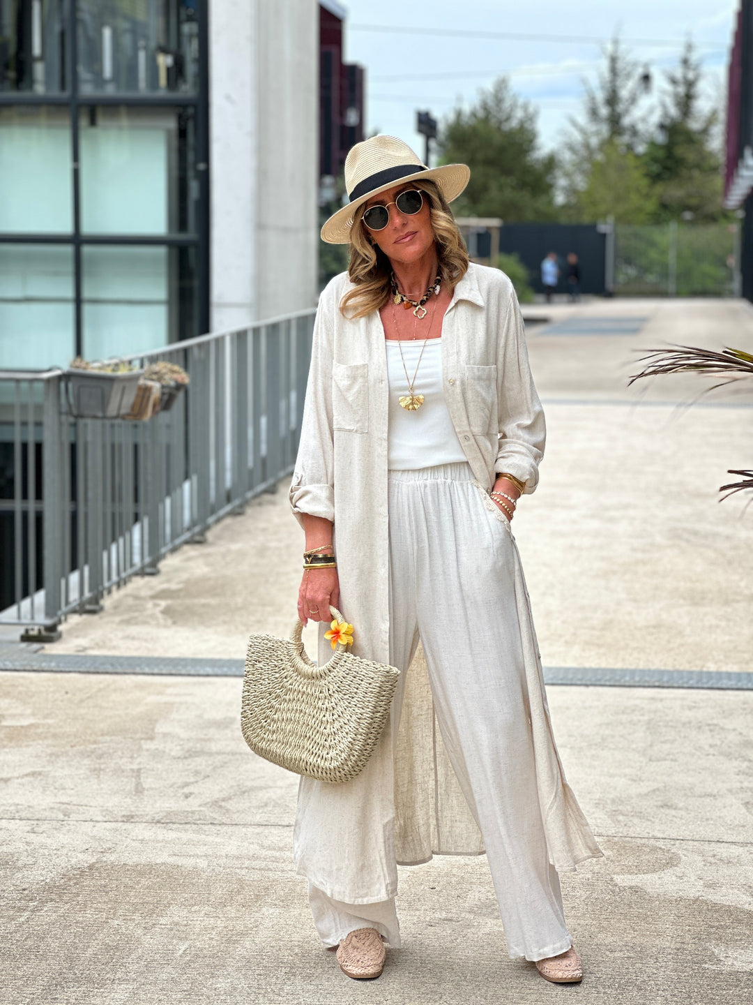Robe longue lin Ch1850