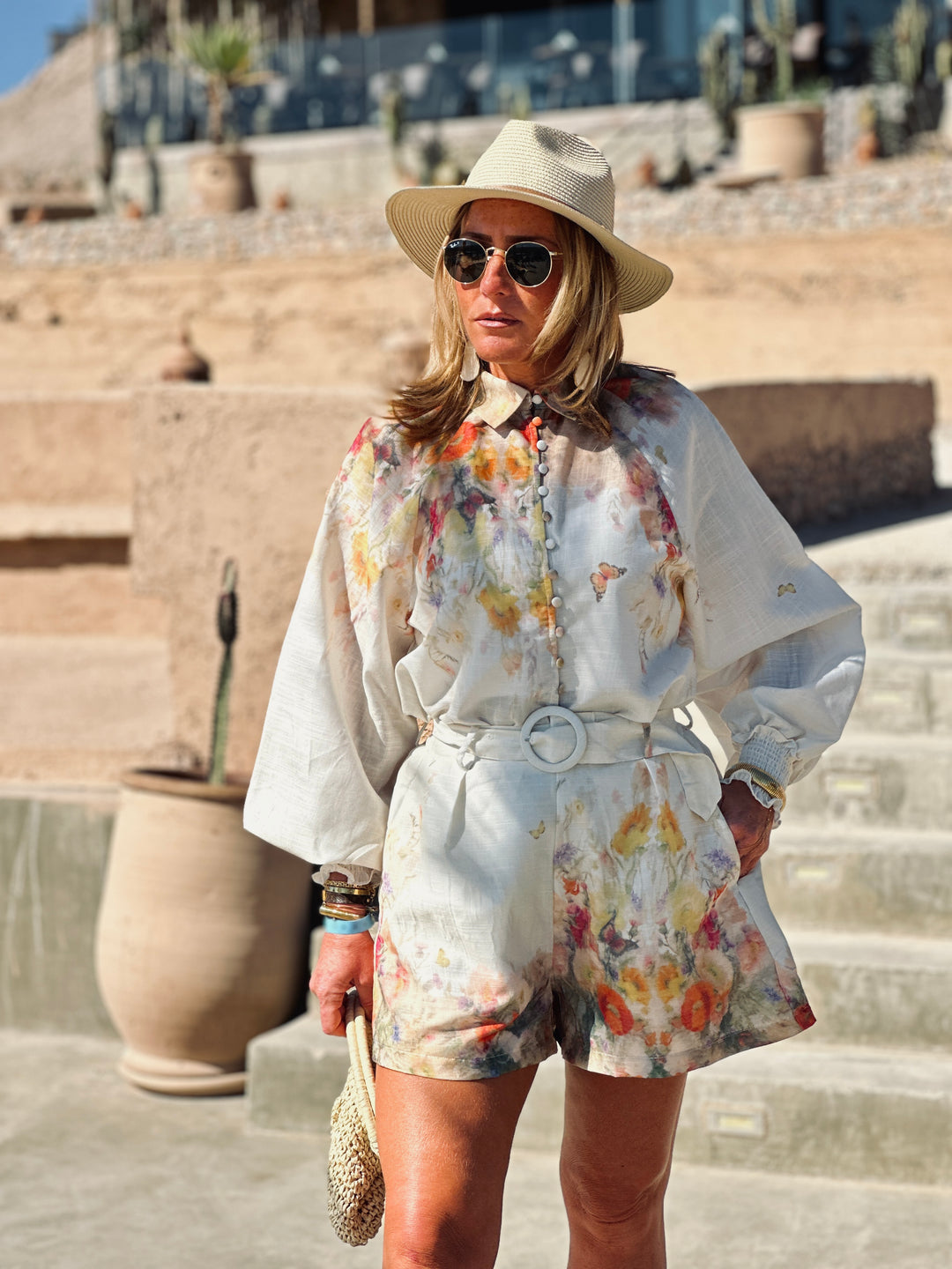 Ensemble short imprimée / Ec6281