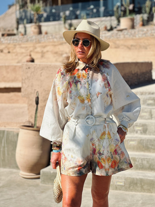 Ensemble short imprimée / Ec6281