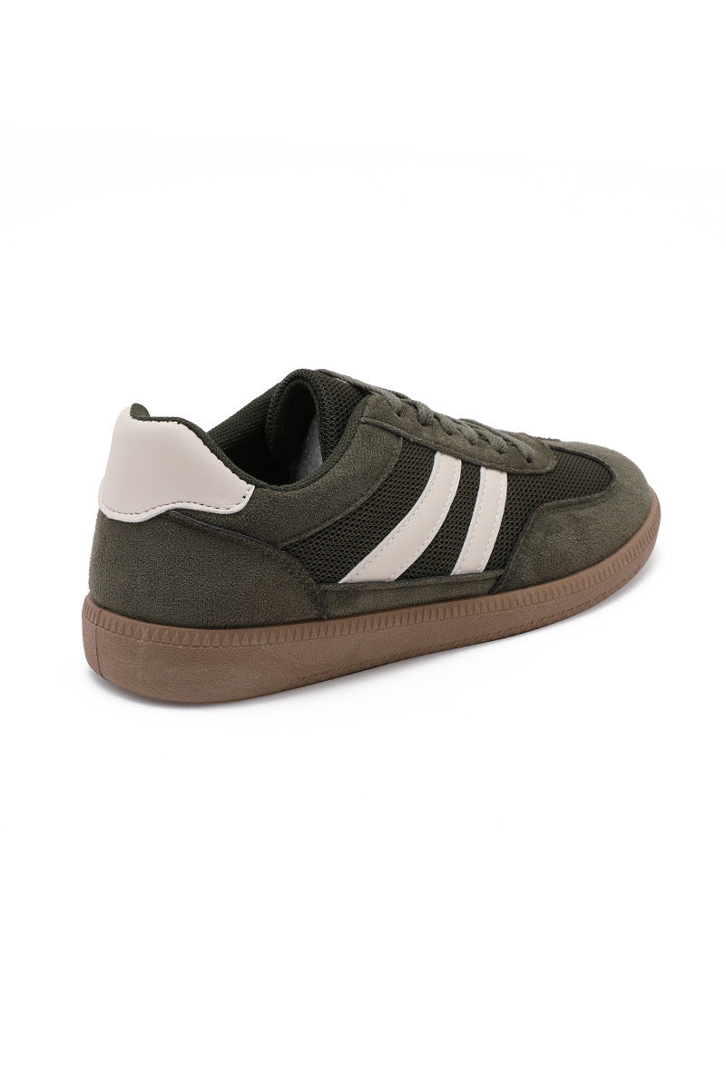 Basket bandes Kaki B-6617