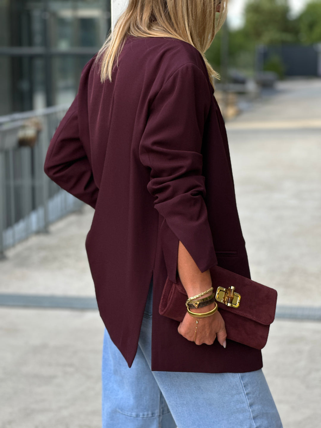 Blazer Bordeaux croisée Julia /24763
