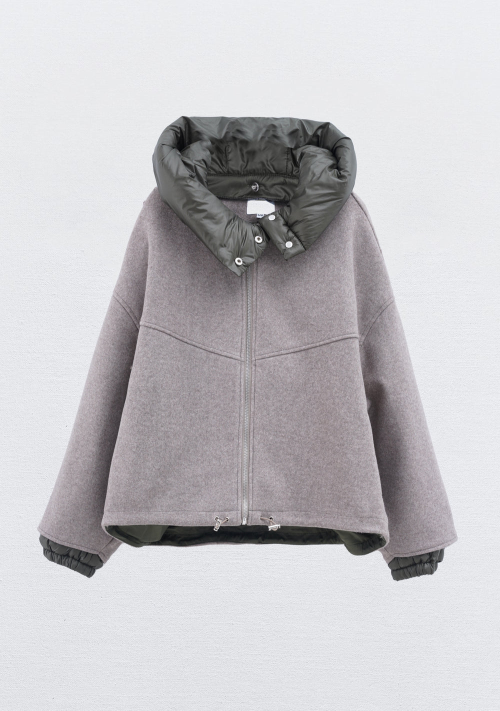 Bomber lainer capuche Taupe/kaki OX9085