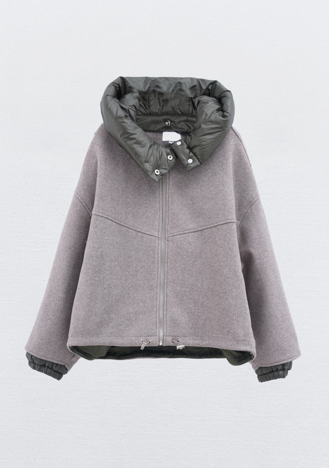 Bomber lainer capuche Taupe/kaki OX9085