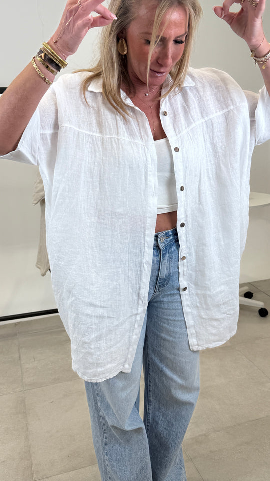 chemise tunique lin 56021