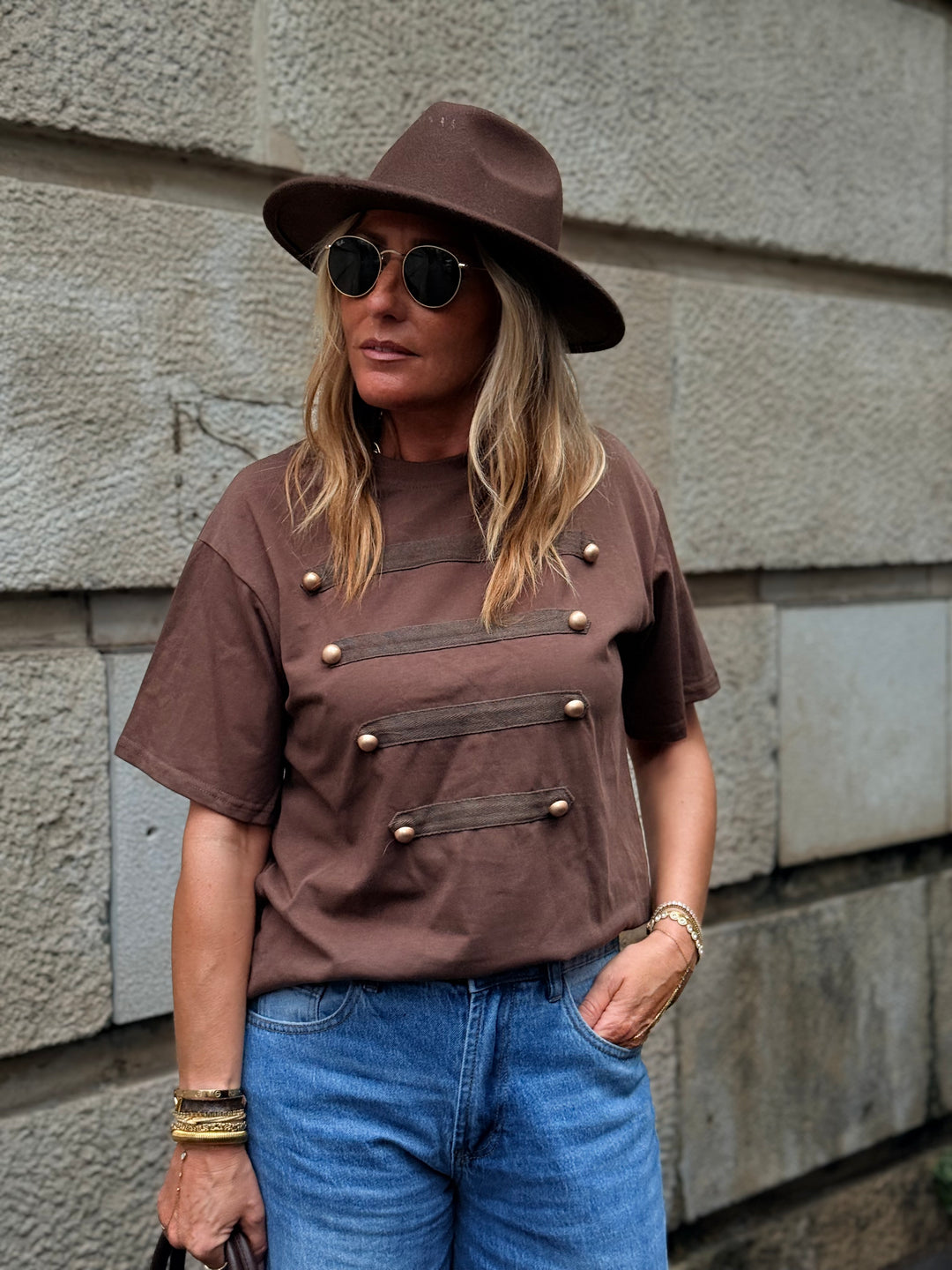 T-shirt officier 10306 Choco