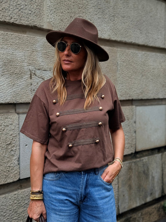 T-shirt officier 10306 Choco