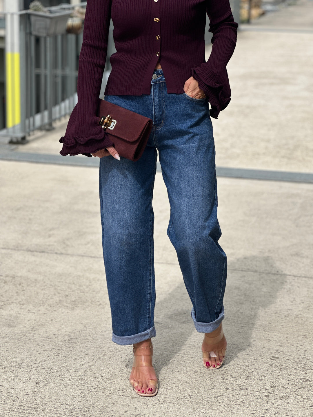 Jean bleu mom M66230