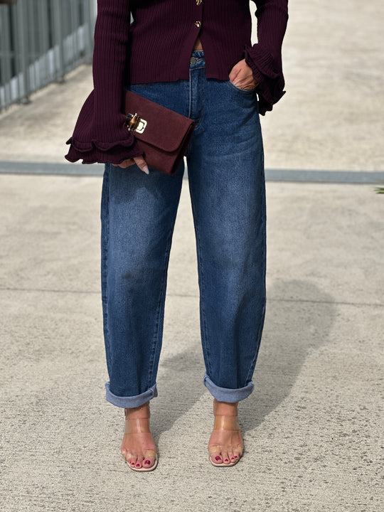 Jean bleu mom M66230