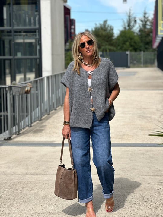 Gilet laine soleil 50027-1