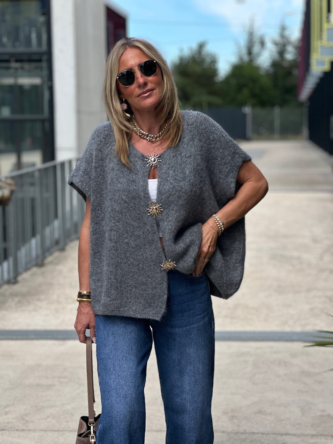 Gilet laine soleil 50027-1