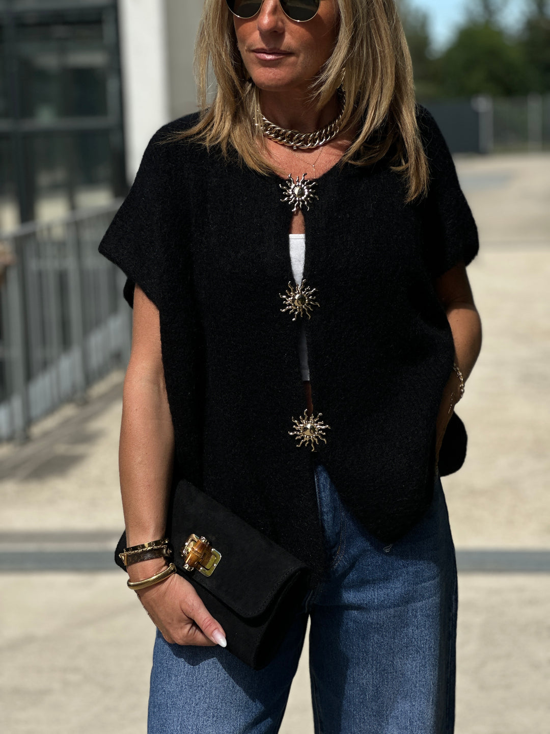 Gilet laine soleil 50027-1