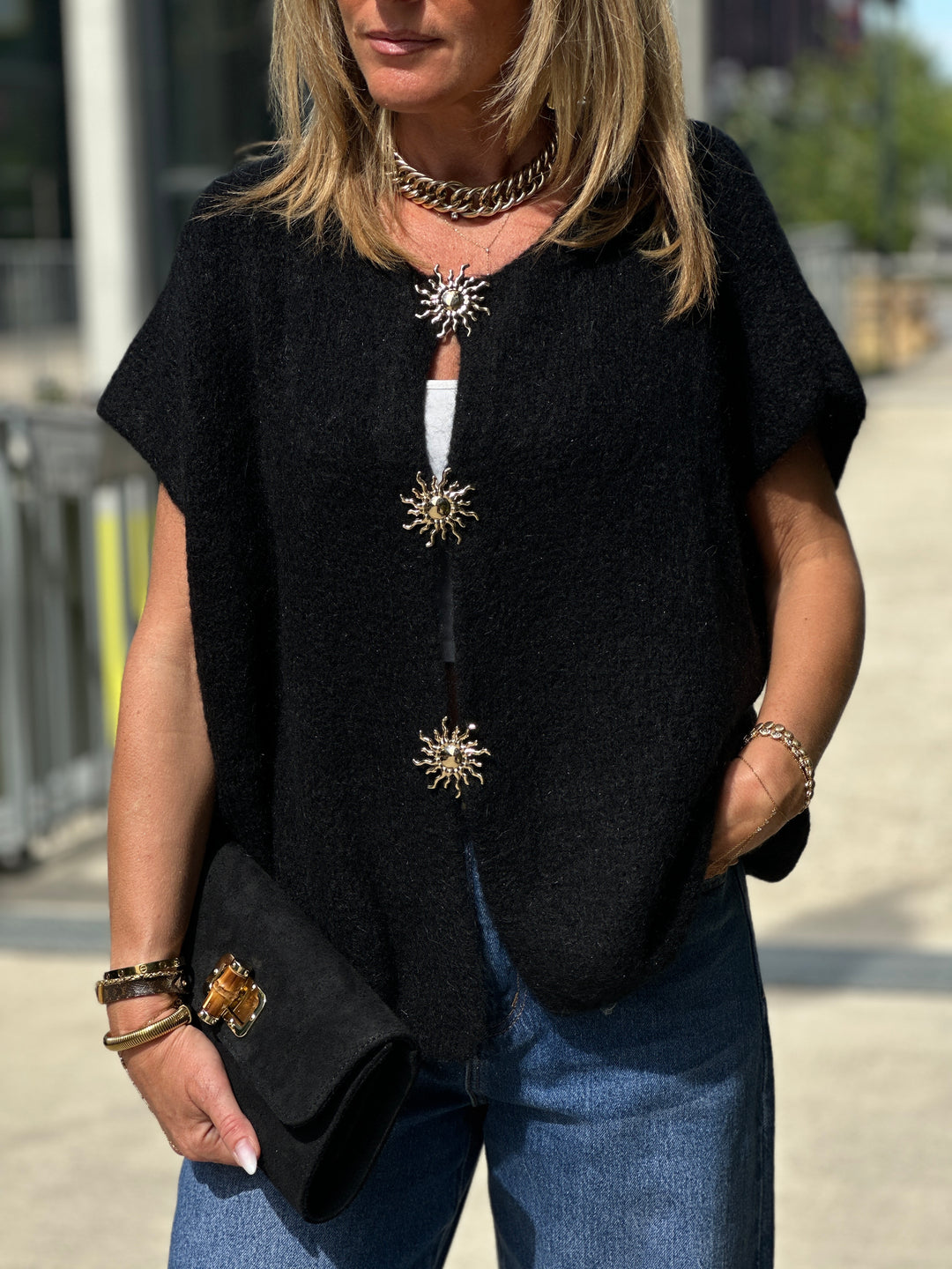 Gilet laine soleil 50027-1