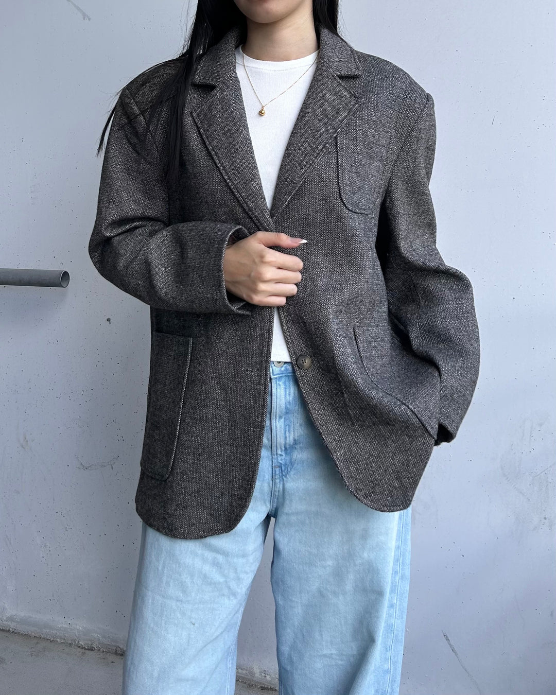 Blazer laine coffee 3174