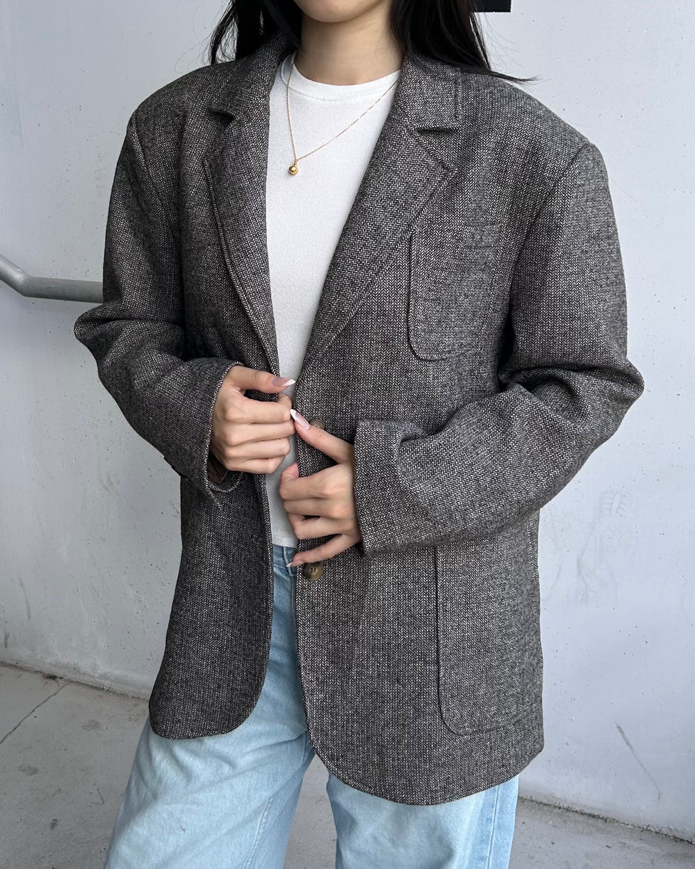Blazer laine coffee 3174