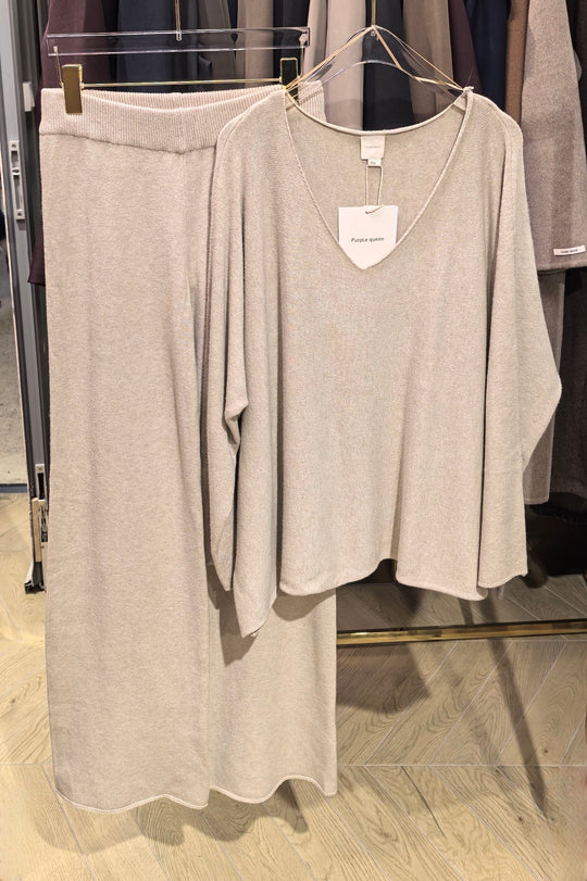 Ensemble maille Molly beige 3966
