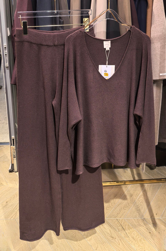 Ensemble maille Molly choco 4013