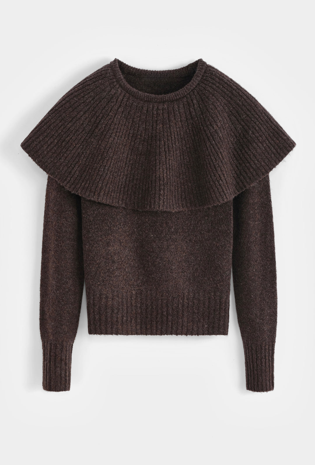 Pull épaules cape choco TL229